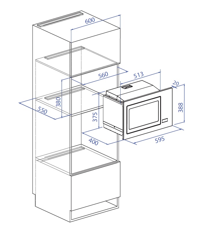 MMWG25B cut-out dimension